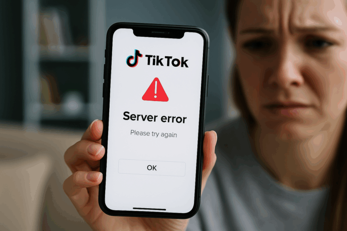 TikTok Sunucu Hatası Uyarısı Ne Yapmalı